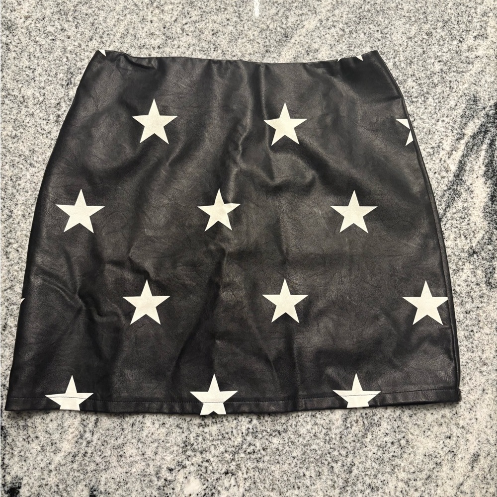 Altard State Black Star Patterned Skirt